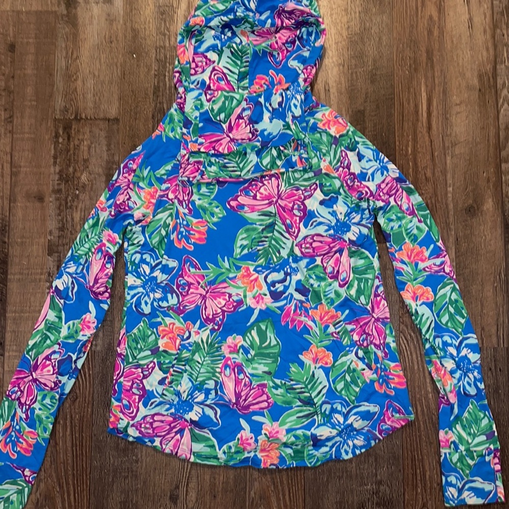 🧡BNWOT LILLY PULITZER CHILLY LILLY MASK POPOVER🧡